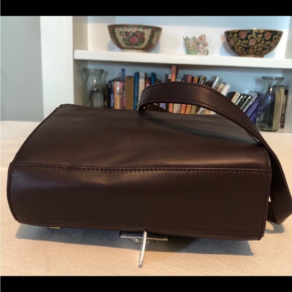 Etienne Aigner Genuine leather Dark Brown Shoulder, Crossbody Bag - Picture 6 of 6